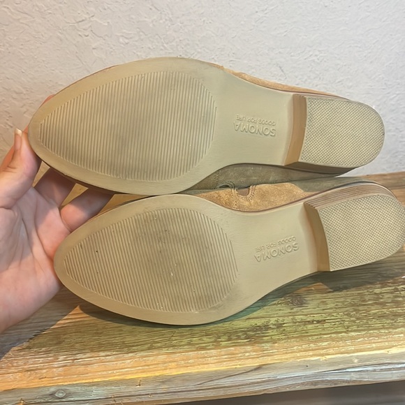 NWOB Sonoma Maureen Ankle Boots Cognac size 8.5 - Picture 8 of 8